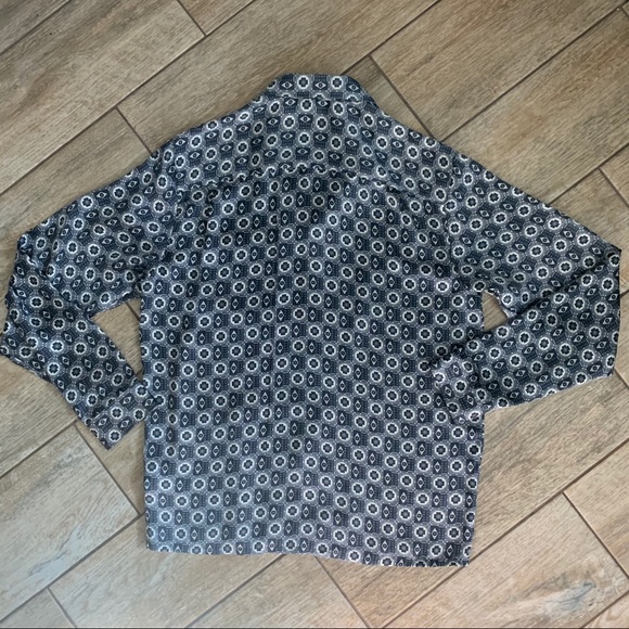 Urban Outfitters retro pattern polyester shirt GUC - Picture 5 of 8